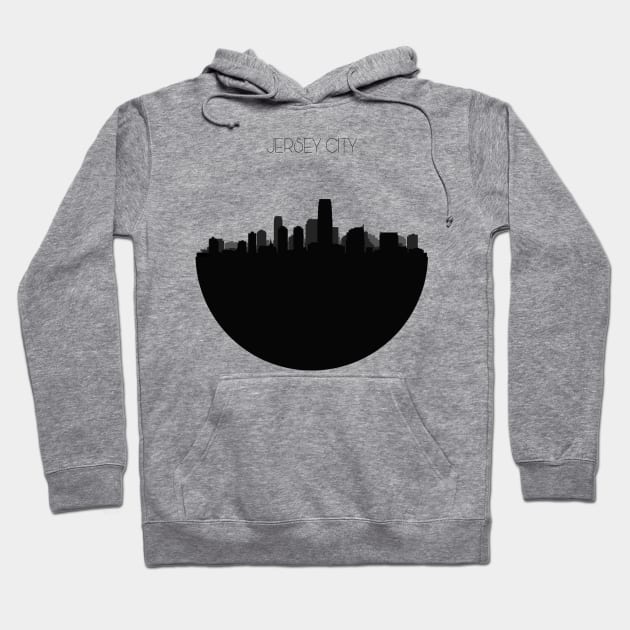 Jersey City Skyline Hoodie by inspirowl